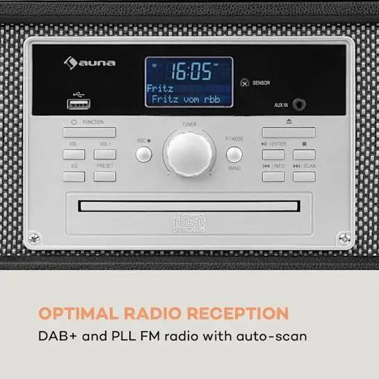 Auna  Проигрыватель CD BT USB  Германия Ровно - изображение 8