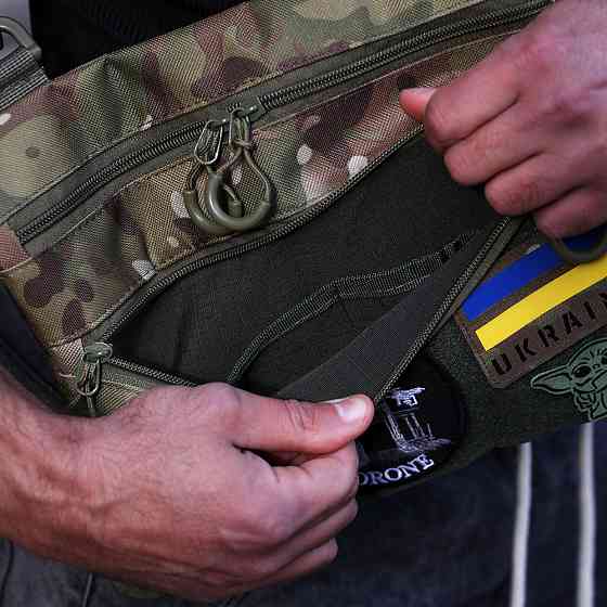 Плечова чоловіча містка сумка, Тактична сумка для чоловіків на плече, Чоловічі сумки BN-506 через плече Київ