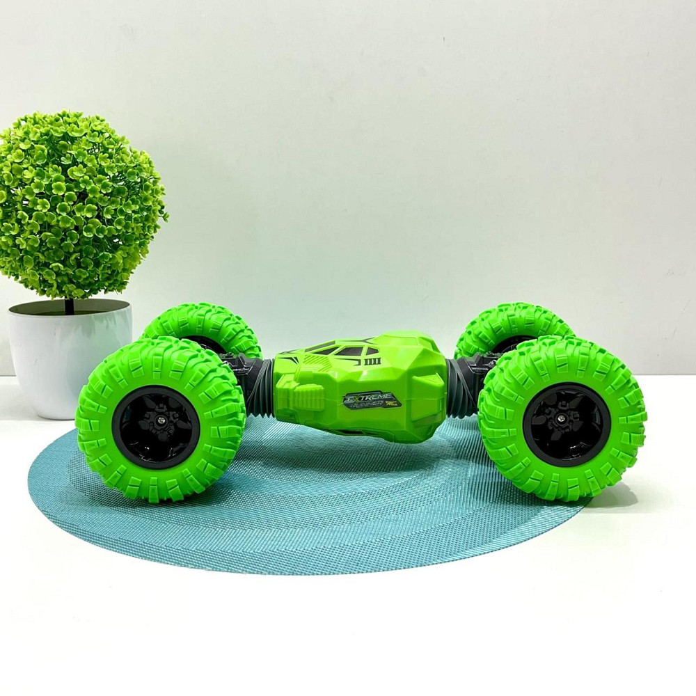 Машина трюкова всюдихід на радіокеруванні трансформер з гнучким корпусом Зелена (8023) Чернігів - фото 5