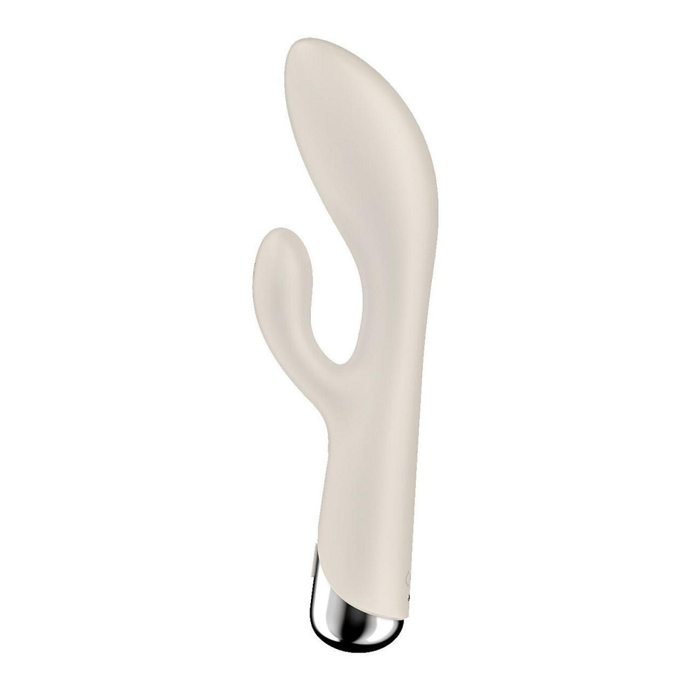 Вібратор-кролик з ротацією Satisfyer Spinning Rabbit 1 Beige, 3 мотори Sex Aura Київ - фото 3