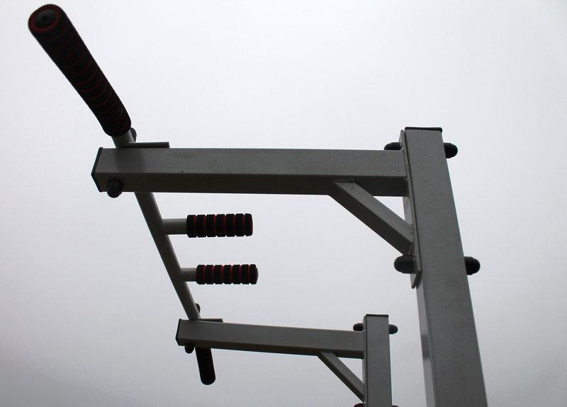 Скамья для жима + турник + пресс + брусья 5 в 1 50х50 мм KZ-802 Черный разборная Киев - изображение 6