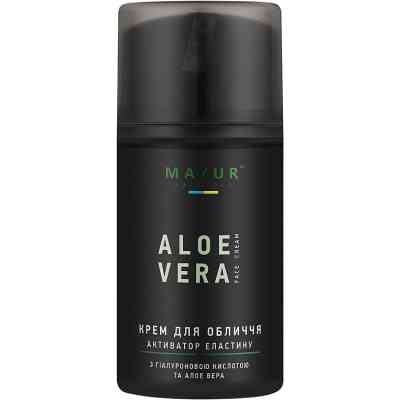 Крем для обличчя Mayur Активатор еластину З гіалуроновою кислотою та алое вера 50 мл (4820230954043) Вінниця