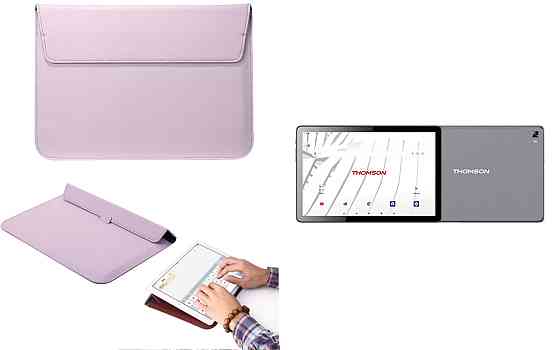Чехол-конверт VitoCase для Thomson TEOX10 LTE, с функцией подставки для планшета Фиолетовый Киев