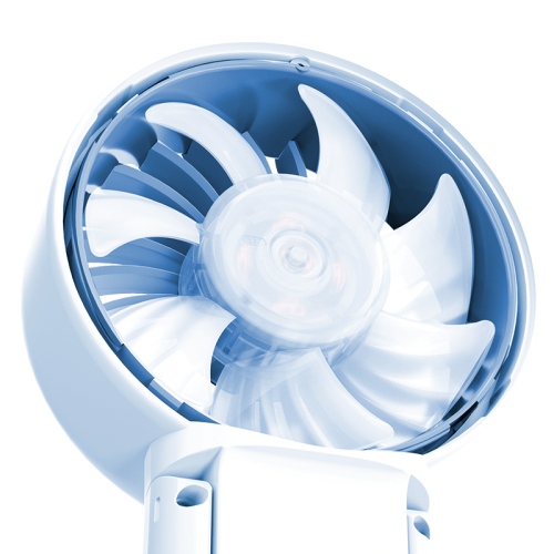 Вентилятор Nitecore NEF03 Pro LED-дисплей до 5.8 м/с (5 швидкостей) Синій Вінниця - фото 5