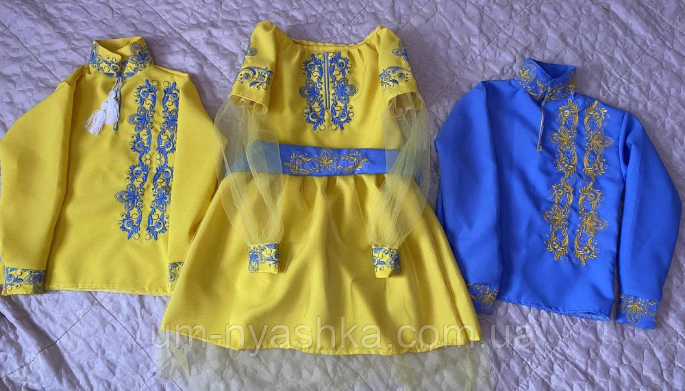 Вишиванка жовто-синя Казка Кривий Ріг - фото 6