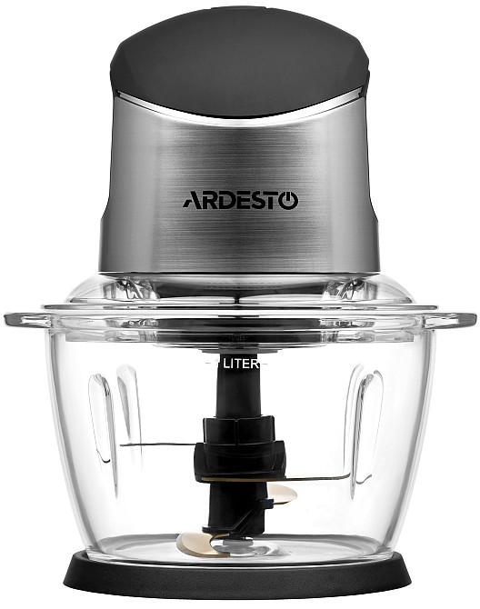 Подрібнювач ARDESTO, 400Вт, чаша-1000мл, скло, корпус-пластик/метал, чорно-сріблястий Киев - изображение 1