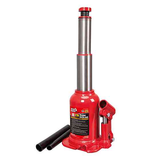 Домкрат гідравлічний низькопрофільний двоштоковий 8т 170-410 мм TORIN TH80802X Одеса