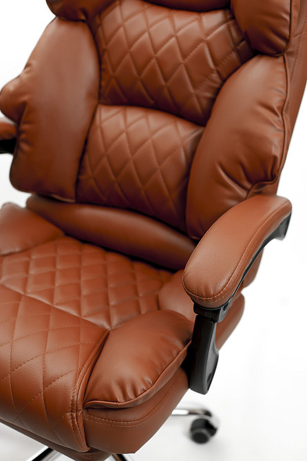 Кресло офисное Diego Comfort Pro светло-коричневый Киев - изображение 9
