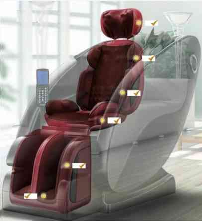 Масажна накидка на крісло Benbo AM-607G з підігрівом Київ