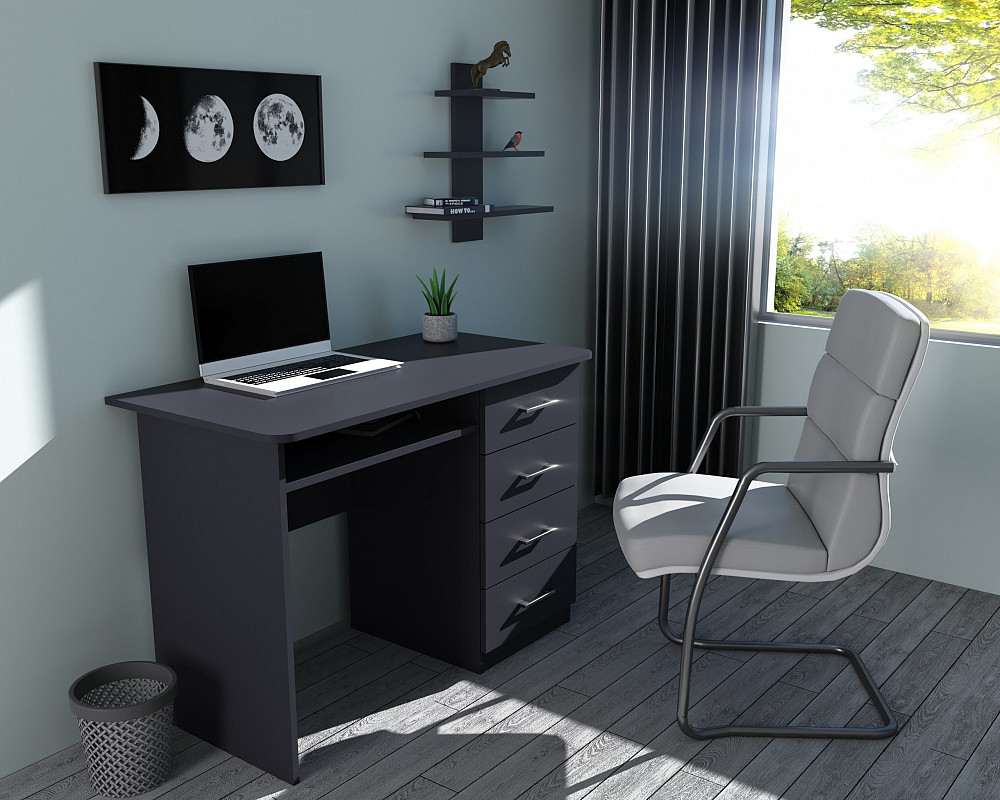 Стіл письмовий СП-1 №11, Антрацит, 1100/550/760 Львів - фото 1