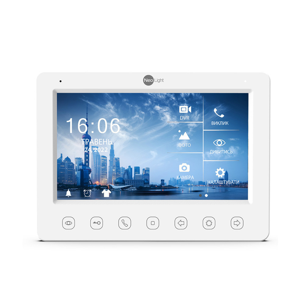 Комплект відеодомофона Neolight NeoKIT FHD Pro Graphite: відеодомофон 7" з детектором руху і 2 Мп відеопанель Київ - фото 4