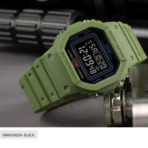 Захисні тактичні годинники SKMEI 1628AGBK, Годинники військові чоловічі спортивні спорт AE-25 Івано-Франківськ - фото 2