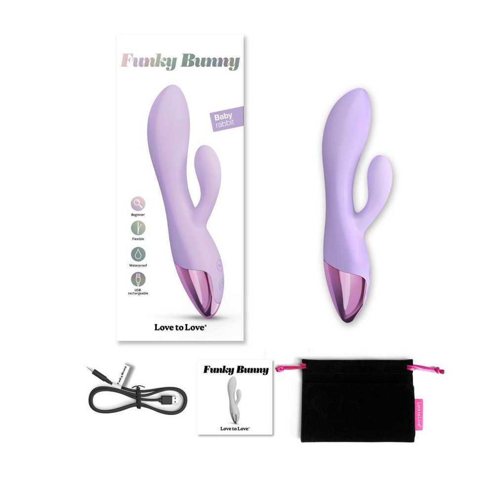 Вібратор-кролик Love To Love FUNKY BUNNY - VIVA MAUVE Sex Aura Київ - фото 5
