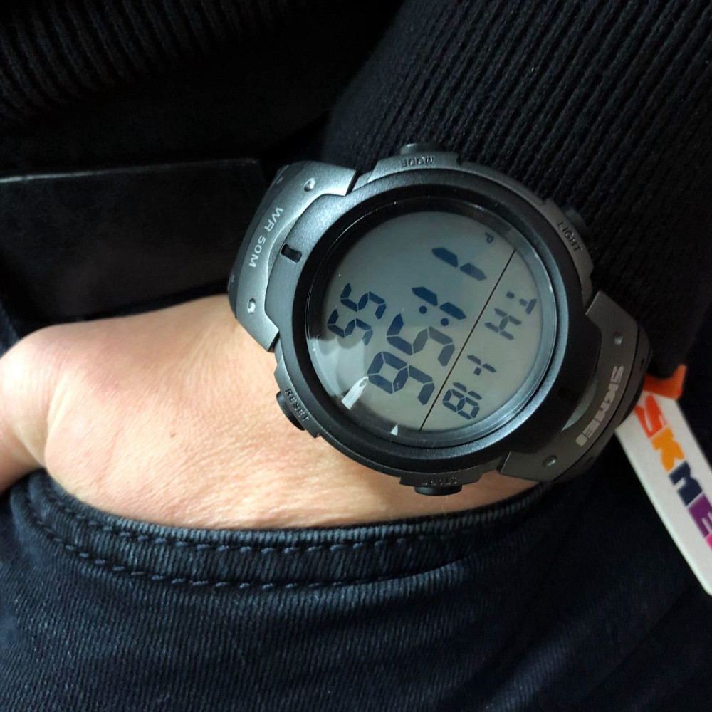 Часы кварцевые армейские, Мужские часы с пластиковым ремешком Противоударные DP-44 Киев - изображение 1