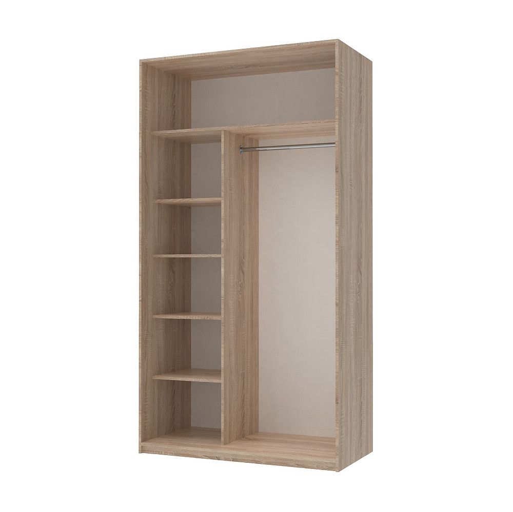 Шкаф-купе двухдверный Doros Сити Лайт 120х60х225 см Дуб сонома (DRS-011091) Львов - изображение 3
