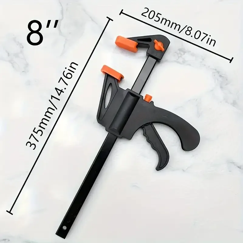 Одноручна F-образна струбцина 4" для столярних робіт Київ - фото 9