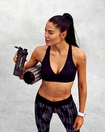 Шейкер спортивний SmartShake Slim 500ml Black Кам'янське