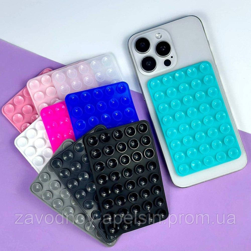 Держатель присоска смартфона 75х50мм Липпер (цвет на выбор) Одесса - изображение 1