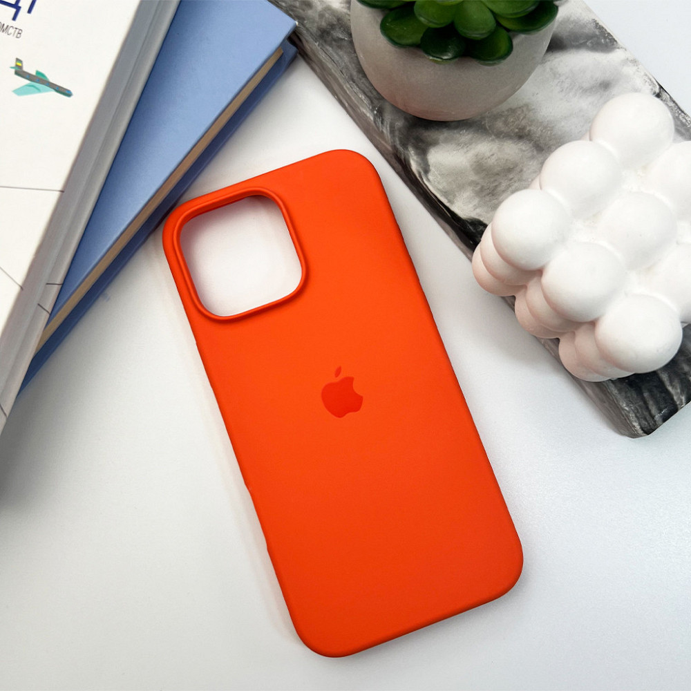 Чохол для смартфона Silicone Full Case AA Open Cam for Apple iPhone 16 Pro 52,Orange Київ - фото 7