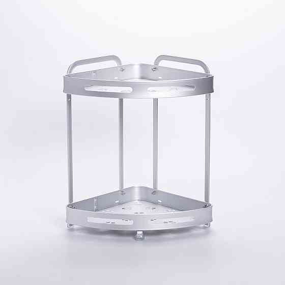 Двоярусна універсальна кутова полка для ванної Київ