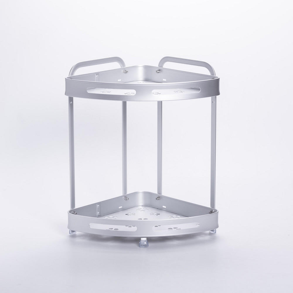 Двоярусна універсальна кутова полка для ванної Київ - фото 1