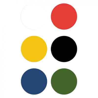 Гуашевые краски Yes Orange Line 6 кольорів по 20 мл (230430) Винница