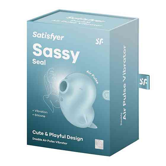 Вакуумный клиторальный стимулятор - Satisfyer Sassy Seal Sex Aura Киев