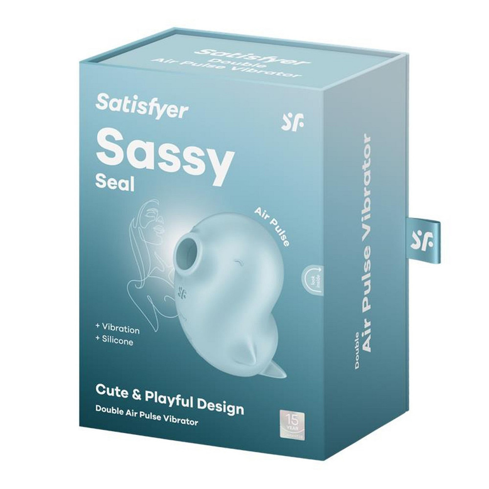 Вакуумный клиторальный стимулятор - Satisfyer Sassy Seal Sex Aura Киев - изображение 6