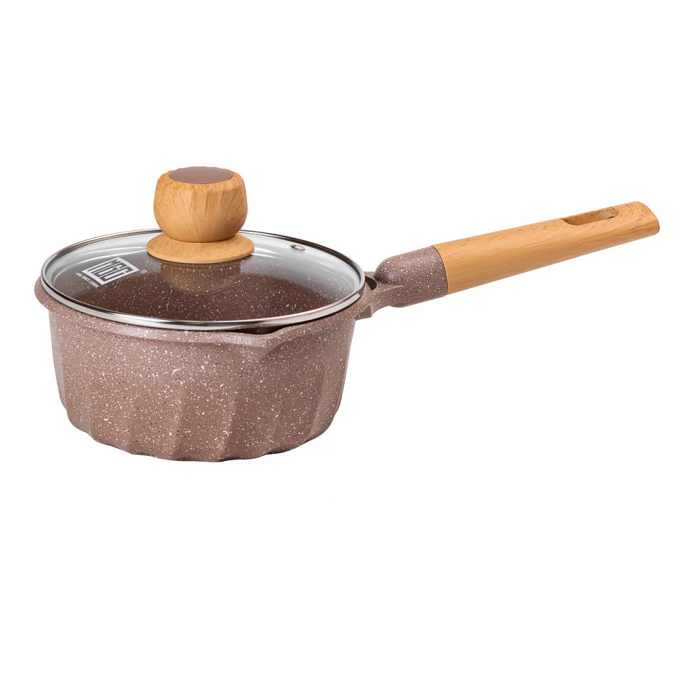 Антипригарный сотейник 2,9 л с толстым дном Ø 18 см Киев - изображение 4