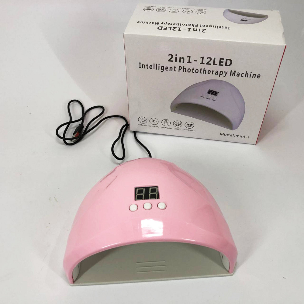 Професійна лампа для нігтів з таймером FD 258 36w, Професійні лампи для манікюру Сушка педикюру GZ-18 Львів - фото 9