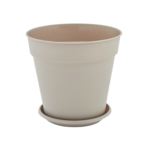 Вазон Глорія з підставкою 11*10,2см какао Алеана Житомир - фото 1