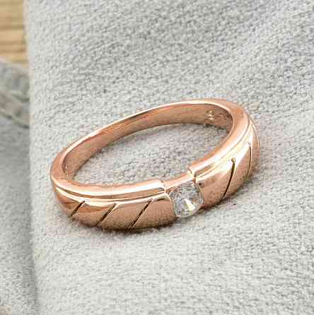 Кольцо 20 размер Xuping, (ширина 4мм, вес 2.5г), позолота РО Киев