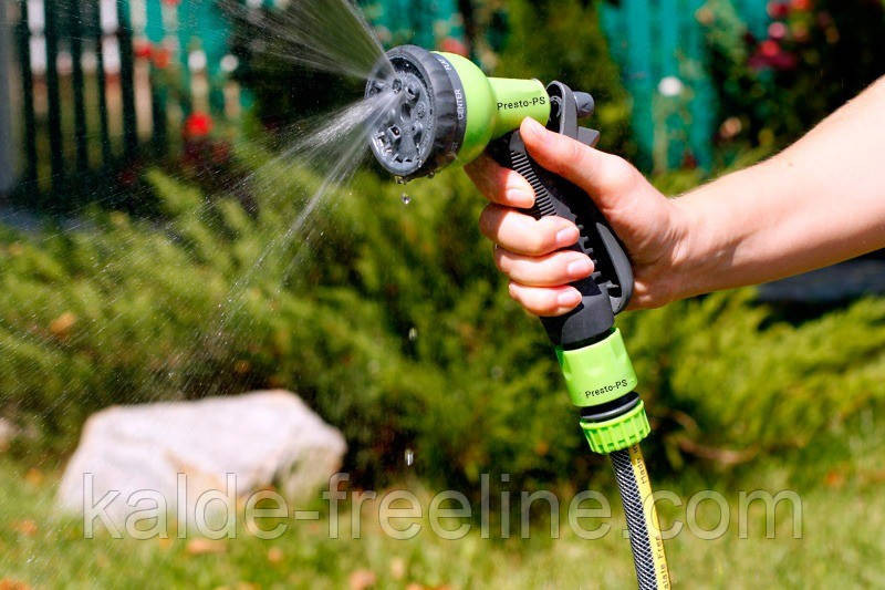 Пістолет для поливу пластиковий Presto-PS насадка на шланг (7202G) Харьков - изображение 9