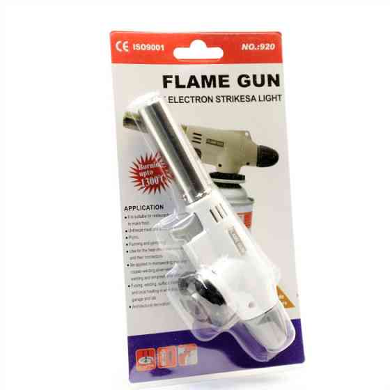 Портативний газовий пальник 920 на балончик з п'єзопідпалом, компактний і зручний для кемпінгу. Одеса