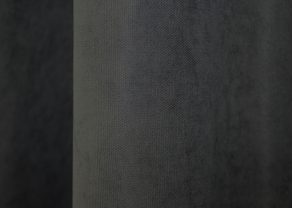 Комплект коротких штор VR-Textil Микровелюр Petek № 1495ш Темно-серый 140х170 см 2 шт (35-0209) Киев - изображение 6