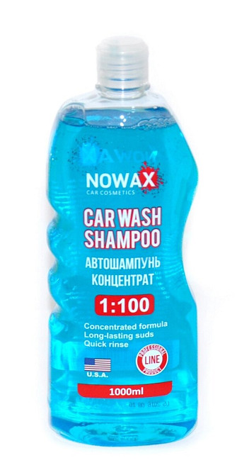 Автошампунь Nowax Car Wash Shampoo концентрат 1:100, 1л Київ - фото 1