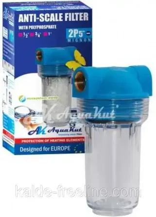 Фильтр для воды MIGNON 2P 5" 1/2" прямой ( c дозатором) HD Харків