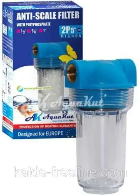 Фильтр для воды MIGNON 2P 5" 1/2" прямой ( c дозатором) HD Харків - фото 1