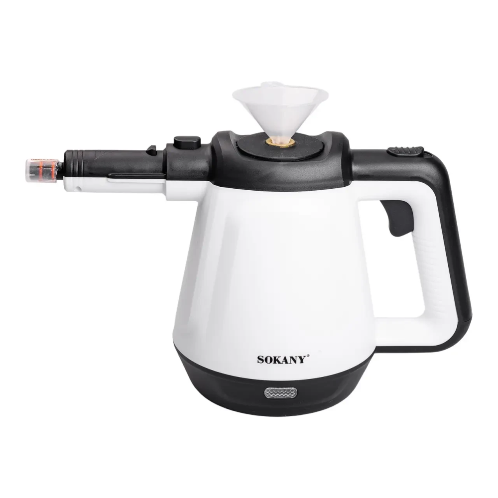 Пароочисник ручний Sokany 1200 Вт з насадками, відпарювач для кухні, меблів та ванної, парове чищення Київ - фото 4