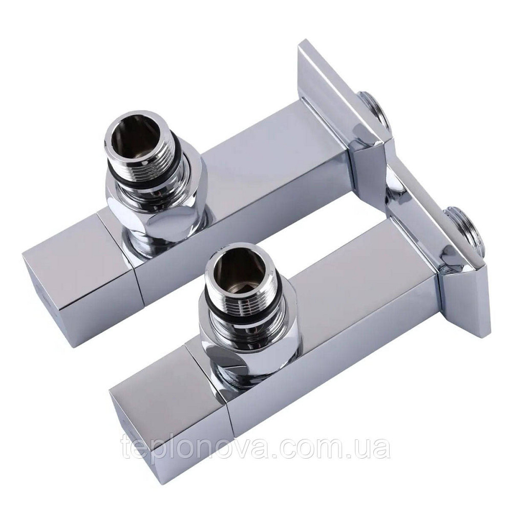 Кутовий кран подовжений Solomon CUBE CHROM 1/2"х1/2", 2 шт. Чернівці - фото 4