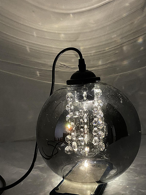 Люстра хром з підвісками 21753 Луцк - изображение 1