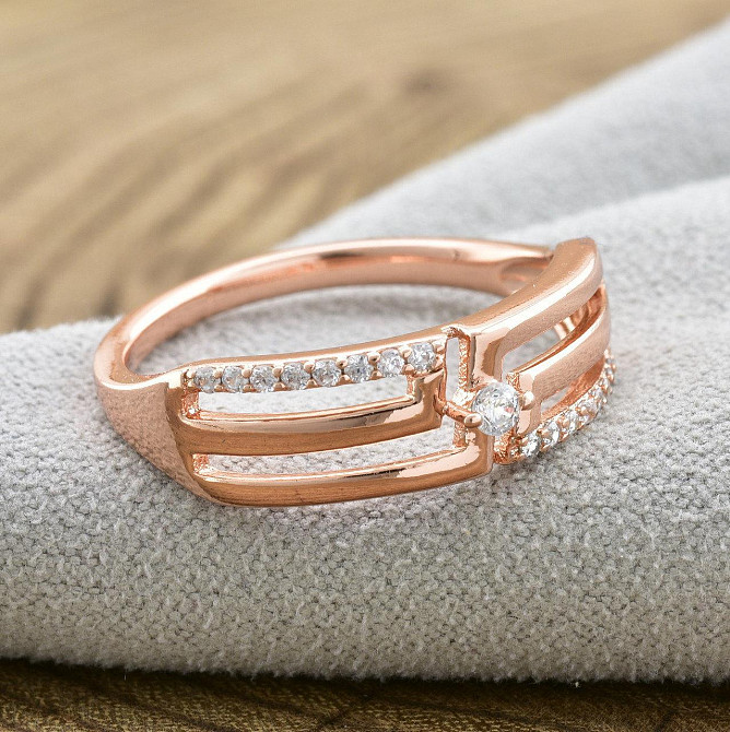 Кільце 20 розмір Xuping, (ширина 6 мм, вага 2,5 г), позолота РВ Київ - фото 2