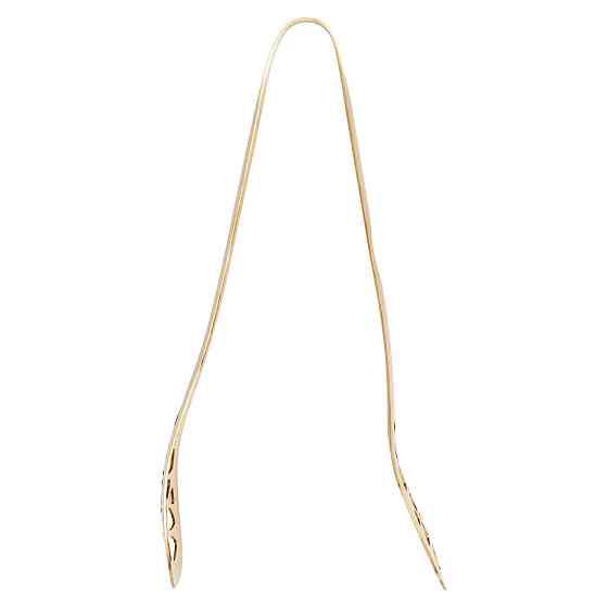 Щипцы кухонные металлические 25×5 (см) кулинарные щипцы для мяса, рыбы, гриля поварские щипцы Золотистый HP-8-64 Киев