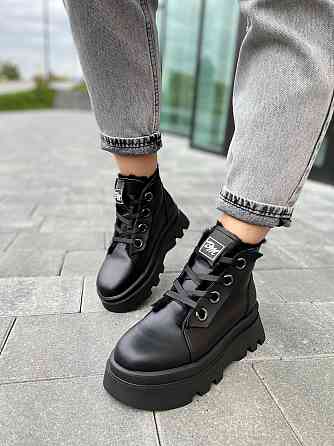 Marko Черевики жіночі DE MARKO Б-100 чорні (зима, шкіра натуральна) (4798) лише 39р.40р. 40 Коломыя