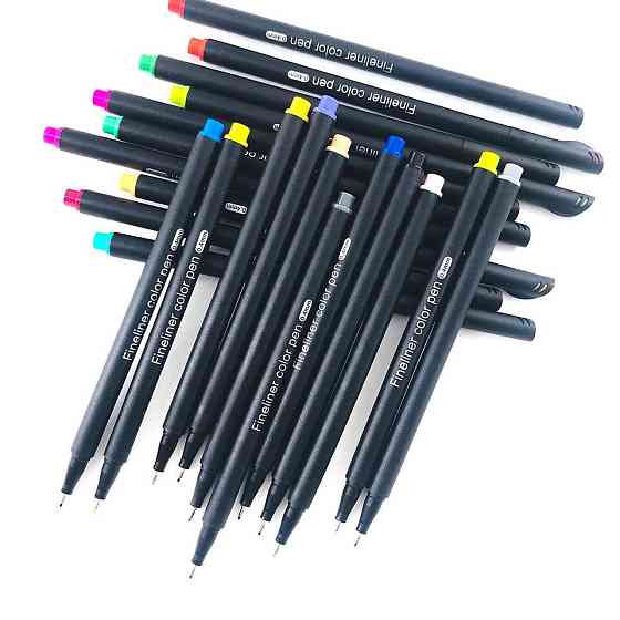 Набор профессиональных разноцветных линеров для рисования Fineliner Color 60 цветов Каменец-Подольский