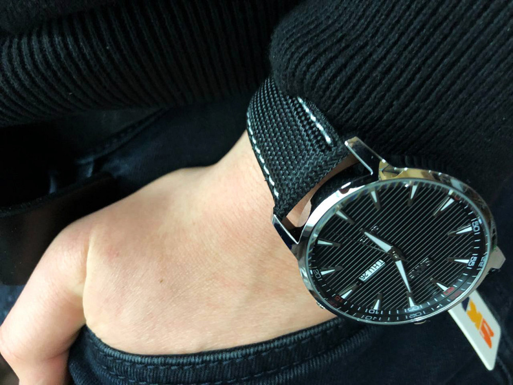 Годинники наручні чоловічі стильні модні красиві, Оригінальні чоловічі кварцові наручні годинники DF-58 Івано-Франківськ - фото 2