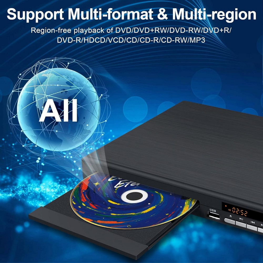 DVD-програвач JOVELL  DVD-198 для телевізора із виходом HDMI та AV Дніпро - фото 6