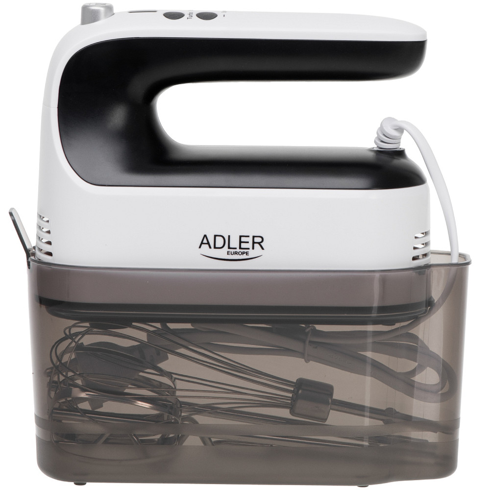 Міксер Adler AD 4229 ручний/ 600Вт/ 9 швидкостей/ Turbo/ контейнер для аксесуарів/ білий Вінниця - фото 8