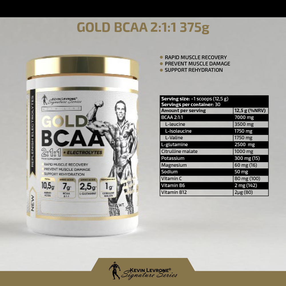 Gold BCAA 375 g + glutamine + electrolytes (Mango Lemon) Луцьк - фото 2
