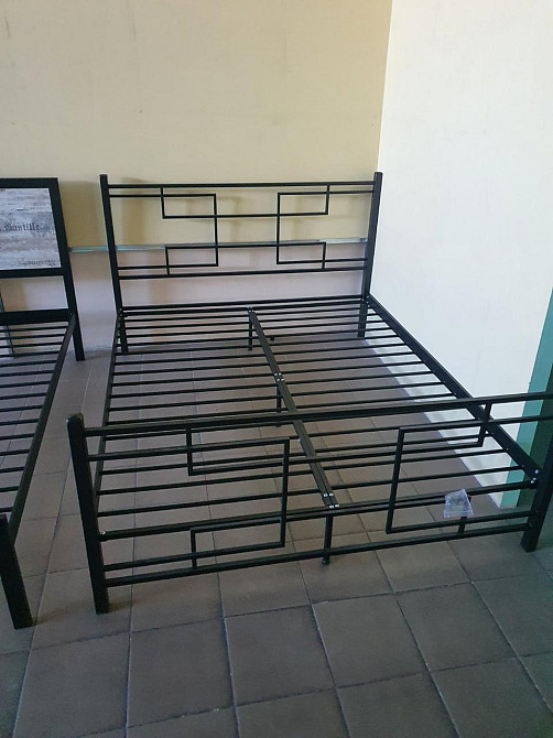 Двоспальне металеве ліжко Фавор від ТМ Теnero 140х200, Щит ДВП, 2 ящики Харків - фото 3